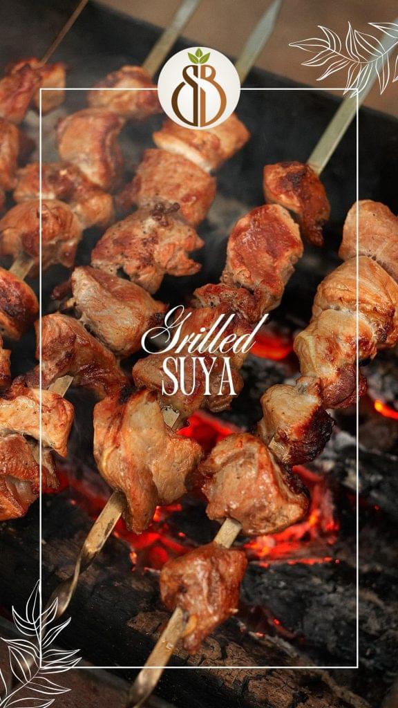 Skewered spiced grilled suya